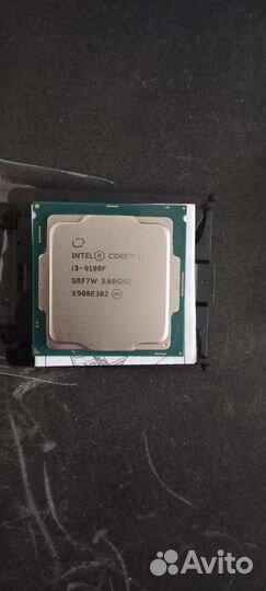 Процессор intel core i3 9100f
