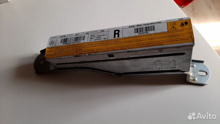 Подушка безопасности задняя Mercedes C-Class W204