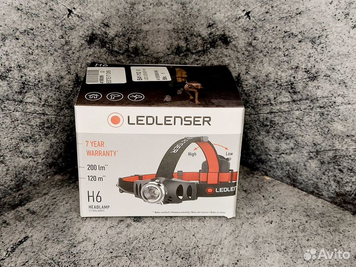 Led Lenser H6 Фонарь налобный Новый