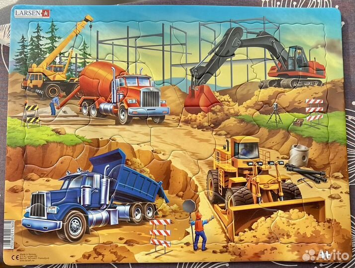 Пазл larsen стройка