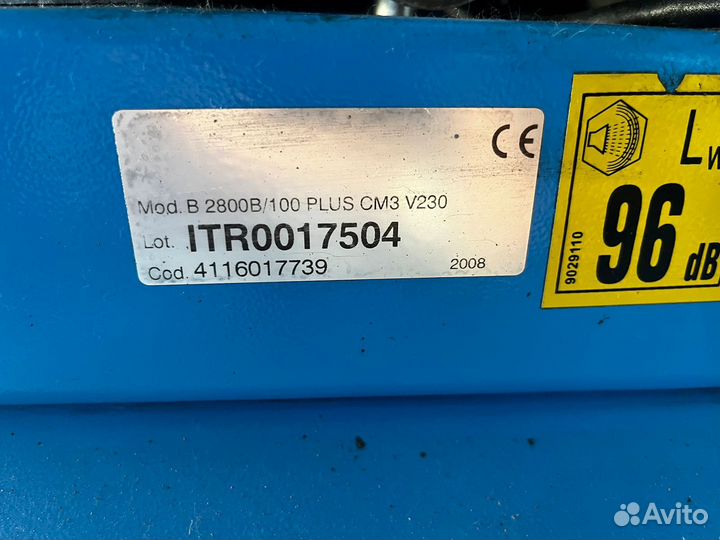 Компрессор 220 вольт abac 100 Hp3