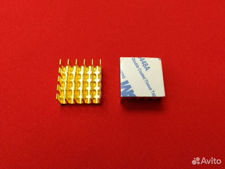 075088 Алюминиевый радиатор 22х22х10 мм с термоско