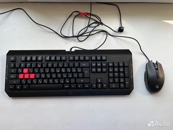 Игровая Клавиатура Bloody Q100 и Мышка Q80