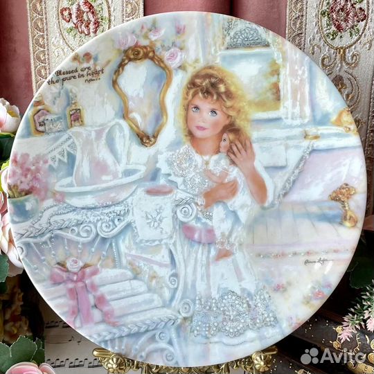 Декоративная тарелка Чистые сердца блаженны