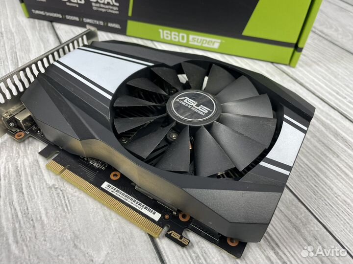 Видеокарта asus GeForce GTX 1660 super Phoenix OC