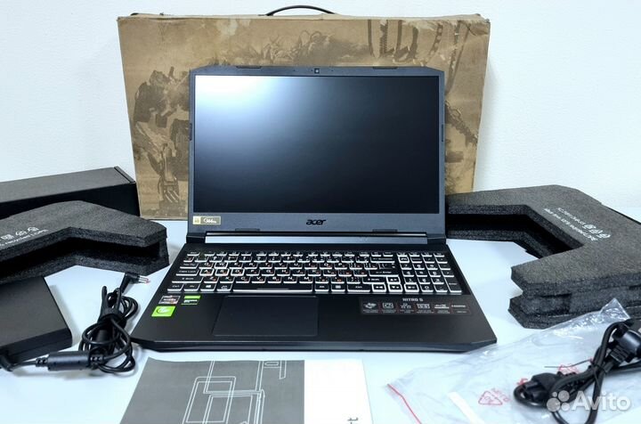 Новый Acer (R5-5600H, RAM 16, SSD 512, GTX1650)