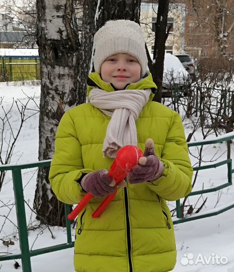 Комплект шапка и шарф осень-зима для девочки