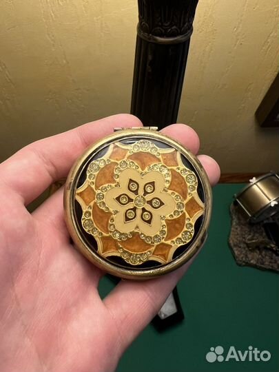 Зеркальце карманное старинное