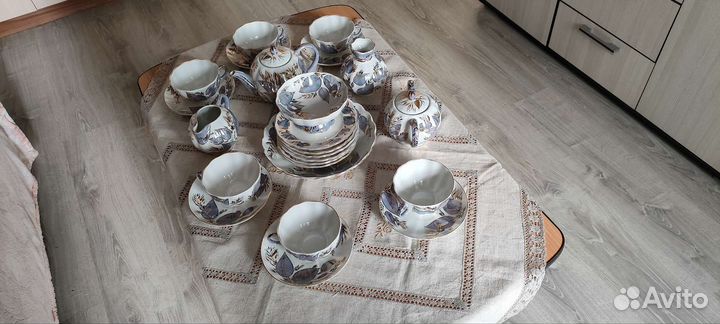 Чайный фарфоровый сервиз Санкт Петербург