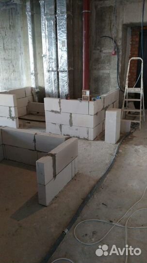 Возведение межкомнатных перегородок