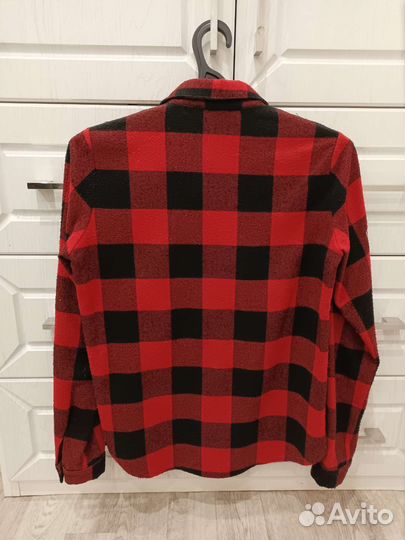 Рубашка в клетку теплая