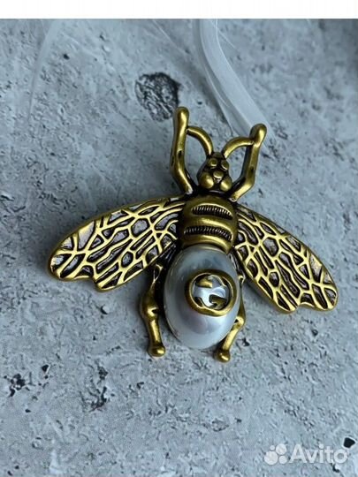 Брошь Пчела Ретро 