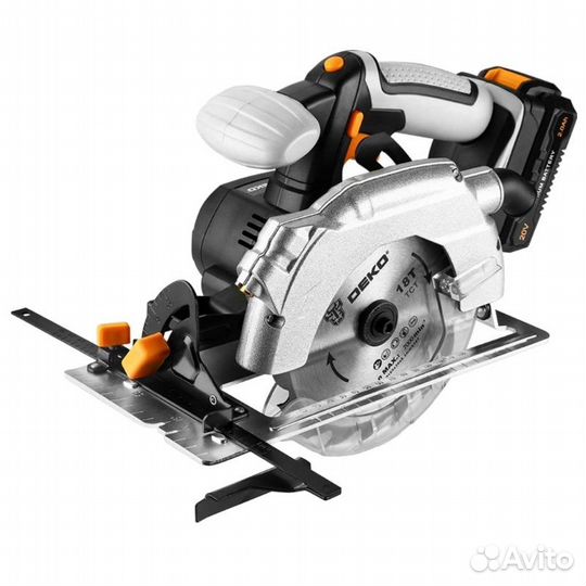 Циркулярная пила аккумуляторная Deko dkcs20 Laser