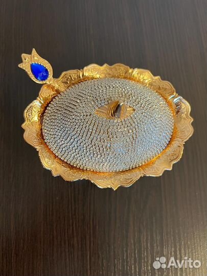 Турецкая сахарница с кристалами Swarovski