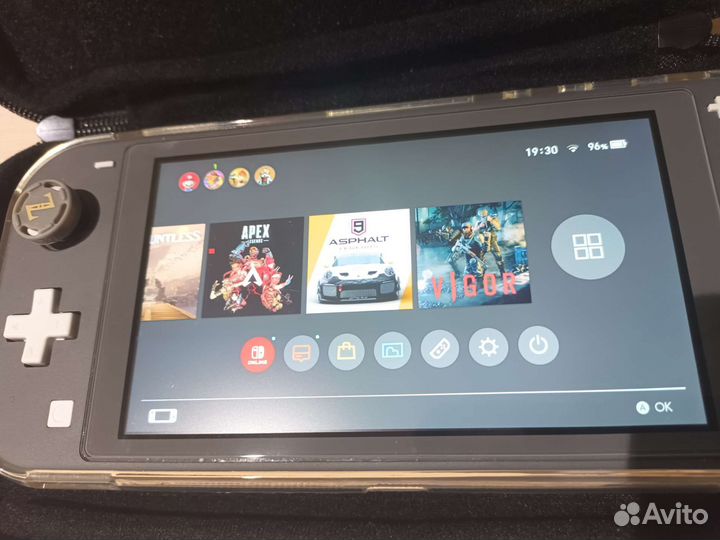 Nintendo switch lite с играми