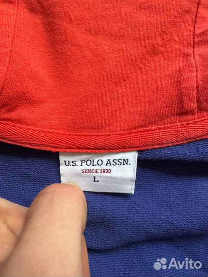 Зип худи us polo, оригинал