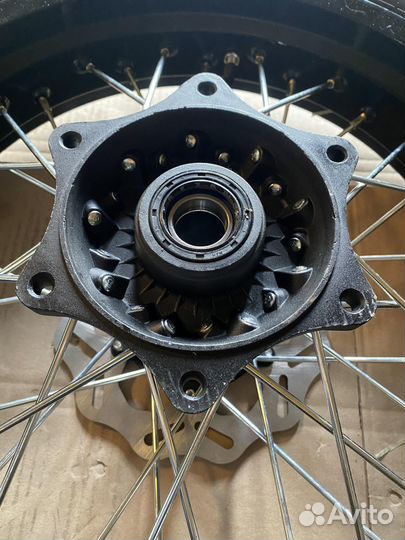 Колеса мотард комплект 17/17(диски алюминий перед