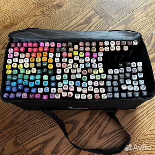 Набор маркеров для скетчинга 204шт