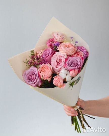 Пионовидные розы цветы букеты с доставкой