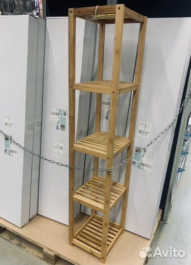 Новый бамбуковый стеллаж 144 см (аналог IKEA