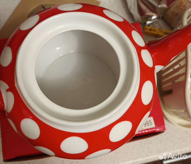 Чайник заварочный новый фарфор