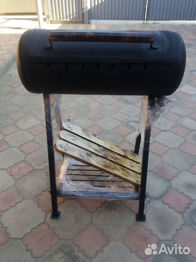 Мангал из газового баллона разборной