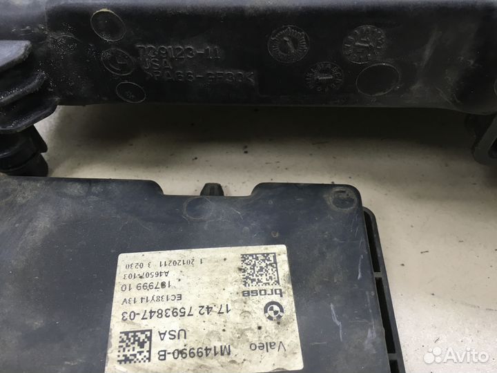 Радиатор вентилятор двс BMW F25 F26 X3 X4 30d 35d