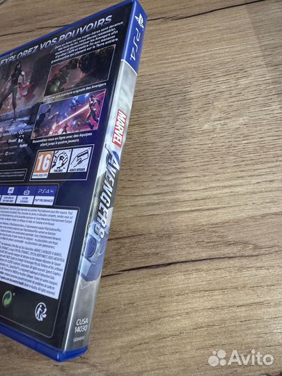 Marvel Мстители (Avengers) диск для PS4 б/у