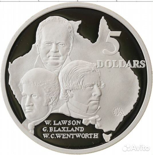 Австралия Набор 5долларов1993 серебро 143,16грамм