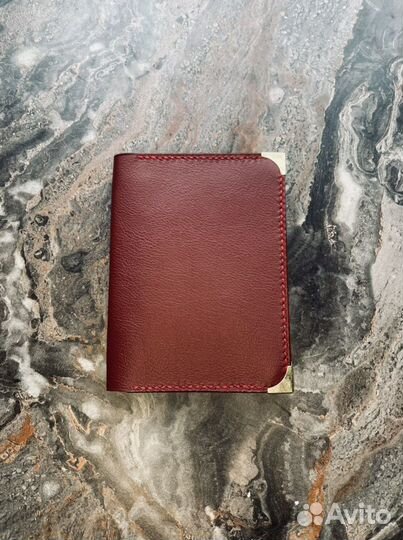 Обложка для автодокументов натуральная кожа