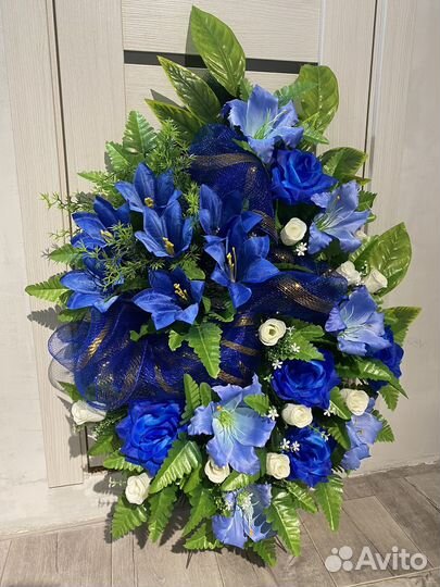 Ритуальные похоронные венки, корзины, цветы