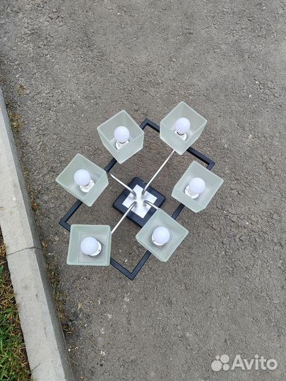 Люстра потолочная бу