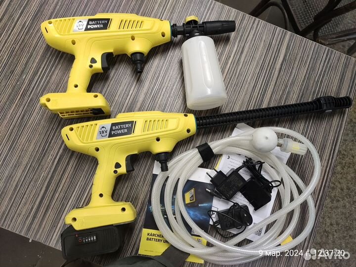 Аккумуляторная мойка karcher khb 4-18