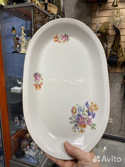 Тарелки, салатник, рулетница гдр