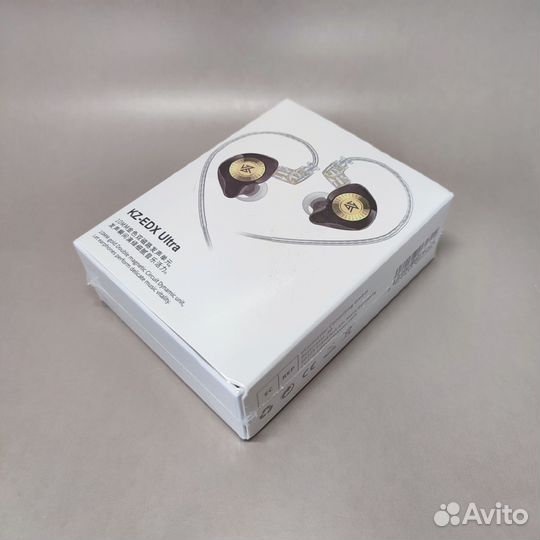 HI-RES наушники KZ-EDX ultra + пенные амбушюры