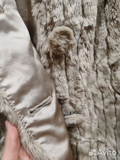 Полушубок из экомеха