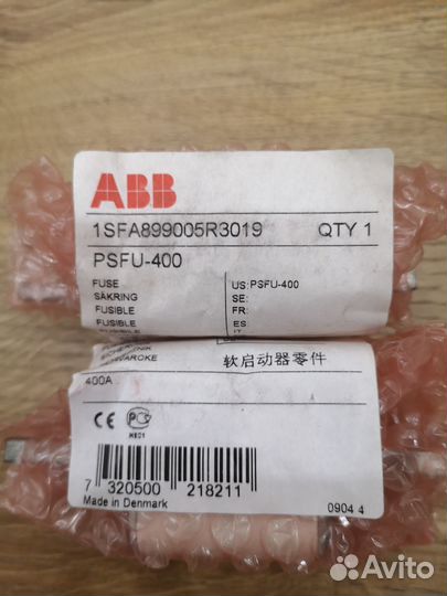 Предохранитель полупр. ABB 400A psfu-400 1SFA89900