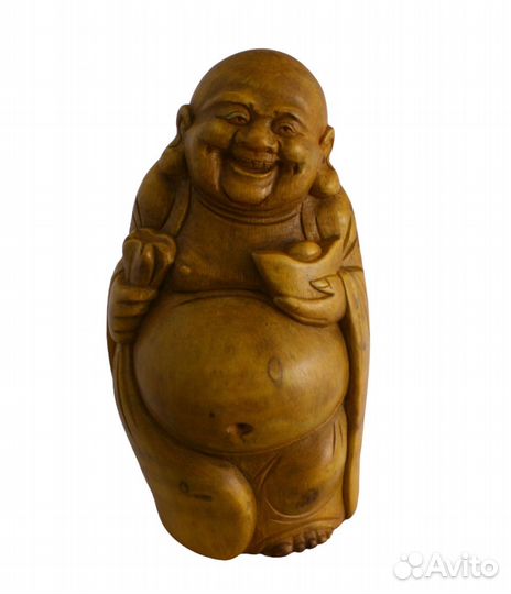 Будда Хотэй Китайская Статуэтка из Бамбука ru*02a