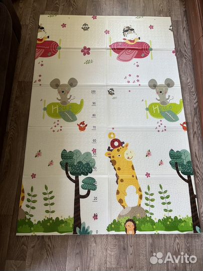 Коврик детский складной двусторонний