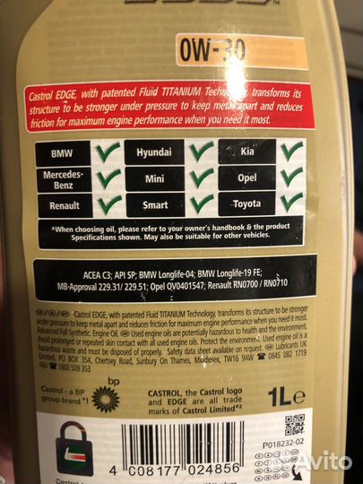 Castrol 0w30