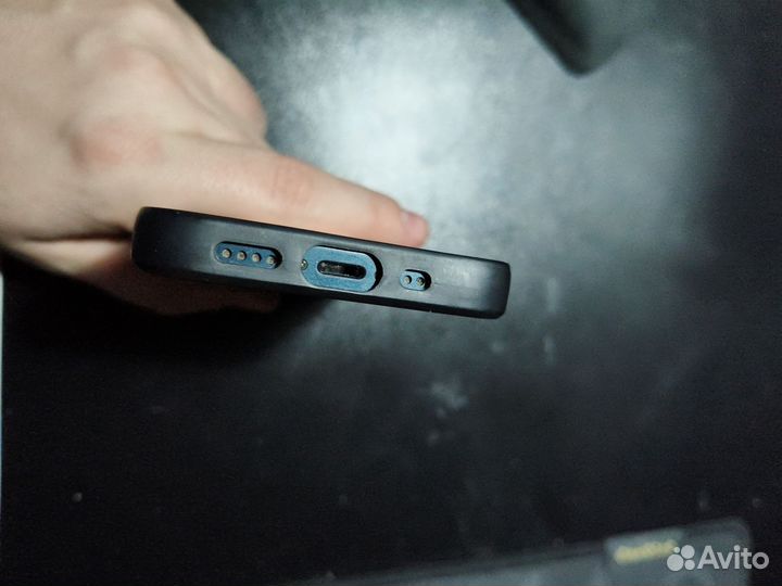 Чехол черный софт тач iPhone 13 mini