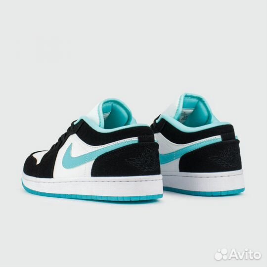 Кроссовки Nike Air Jordan 1 Low White Black Mynt