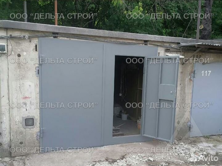 Ворота распашные двустворчатые 2040х2540мм