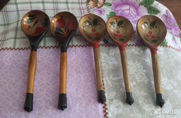 Деревянные ложки хохлома