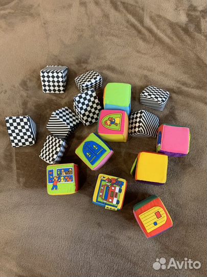 Кубики мягкие