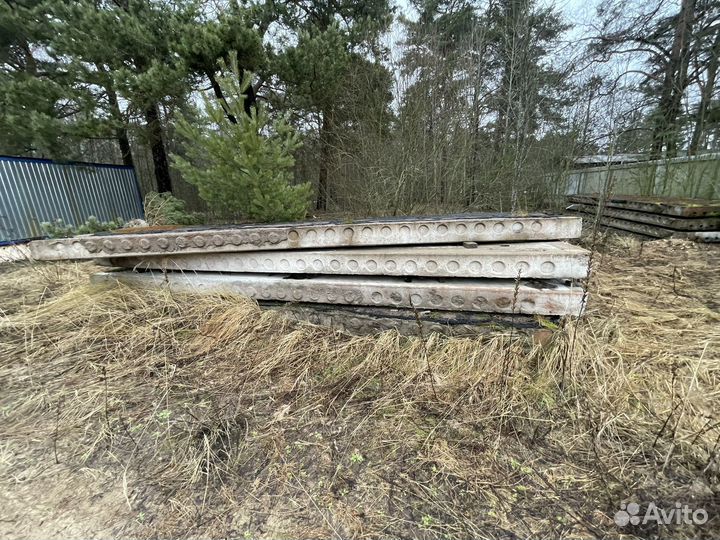 Плиты перекрытия пустотные 6 /1.2