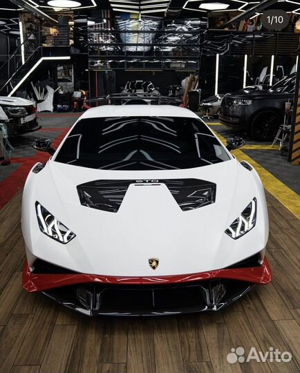 Lamborghini STO - полировка пленка тюнинг