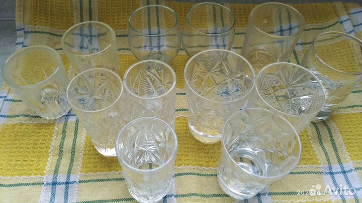 Хрустальные рюмки СССР