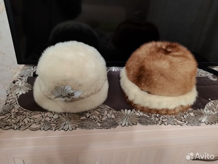 Шапка норковая женская