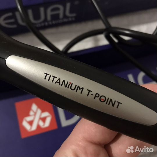 Щипцы для завивки волос Dewal Titanium T-Point